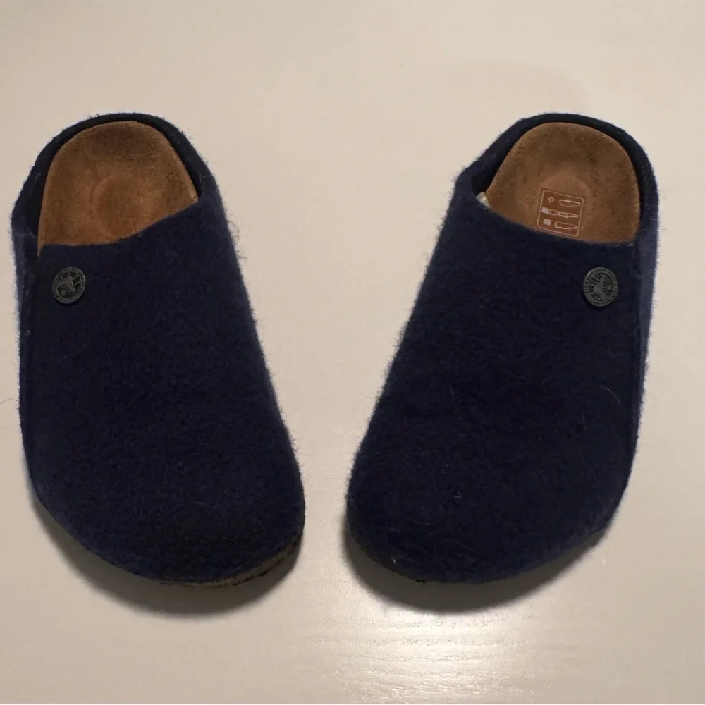 Birkenstock Kids Navy Slippers